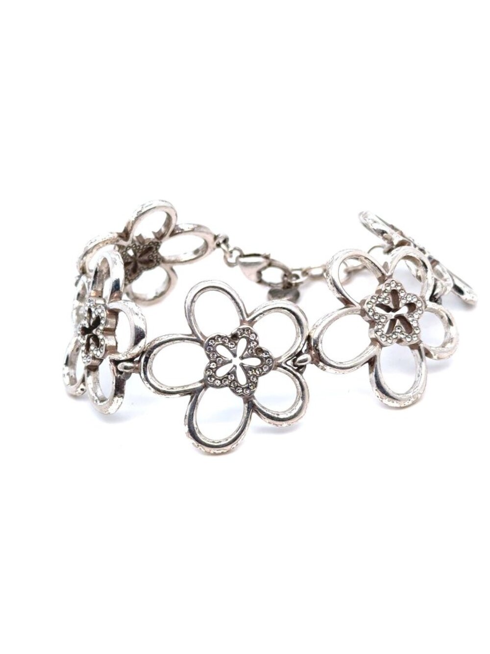 Brighton Crystals Flower Link Bracelet‎
